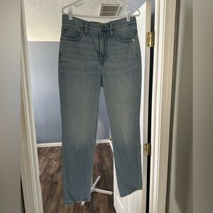 Madewell The Perfect High Waisted Tapered Jeans, size 28, regular